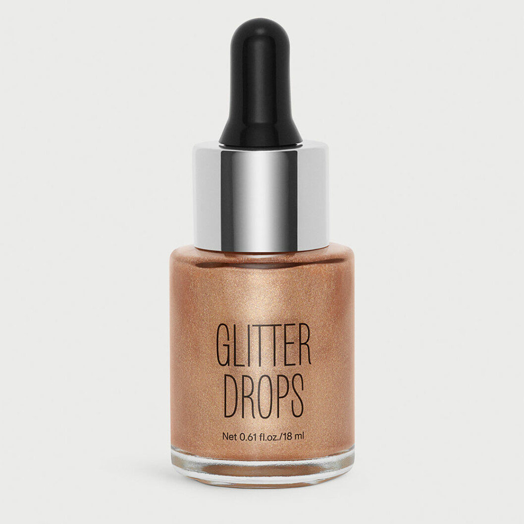 Droppar med shimmer