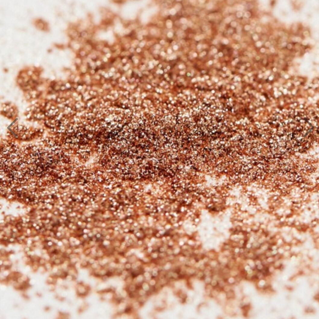 Guldglitter, löst pigment