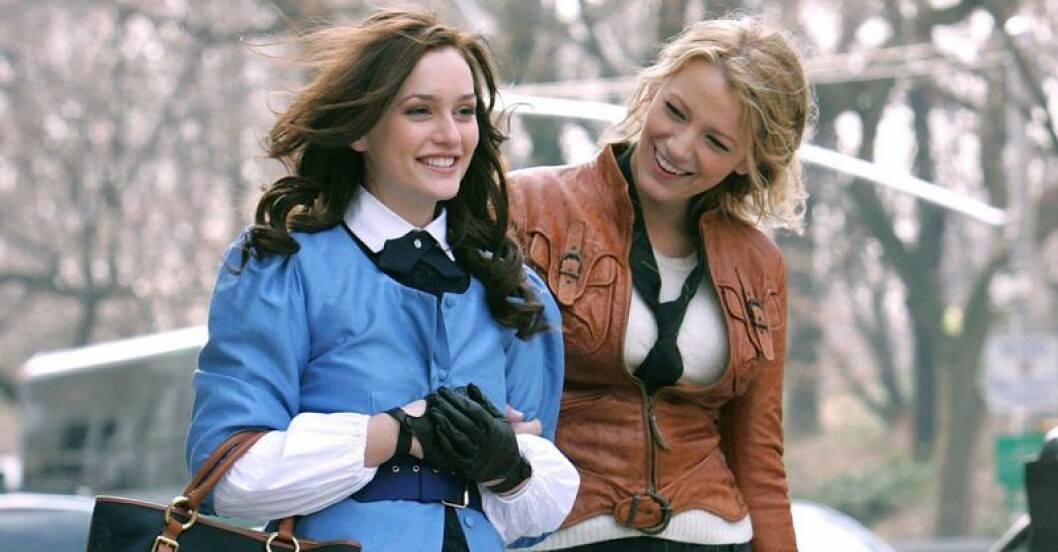 Leighton Meester och Blake Lively. Leighton Meester och Blake Lively.
