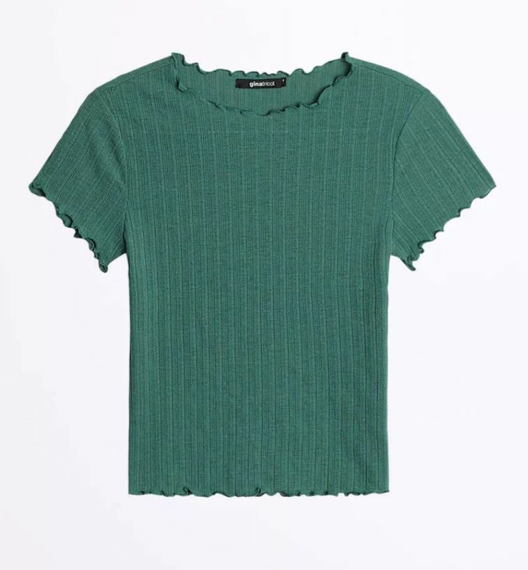 Grön t-shirt från Gina tricot