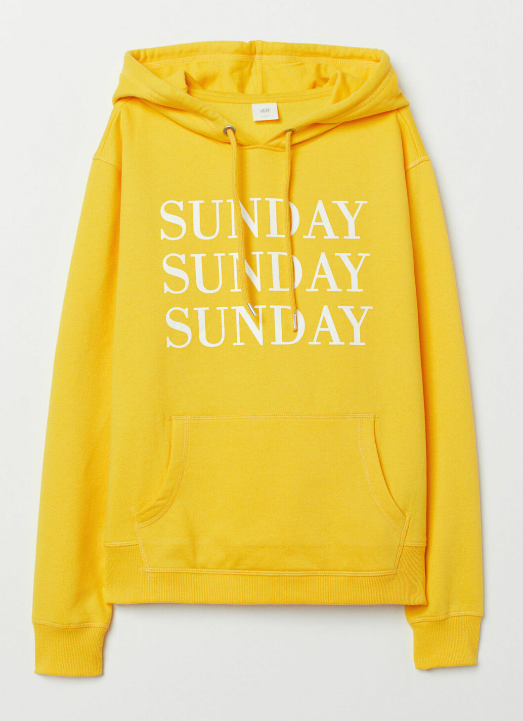 Gul hoodie till våren 2019