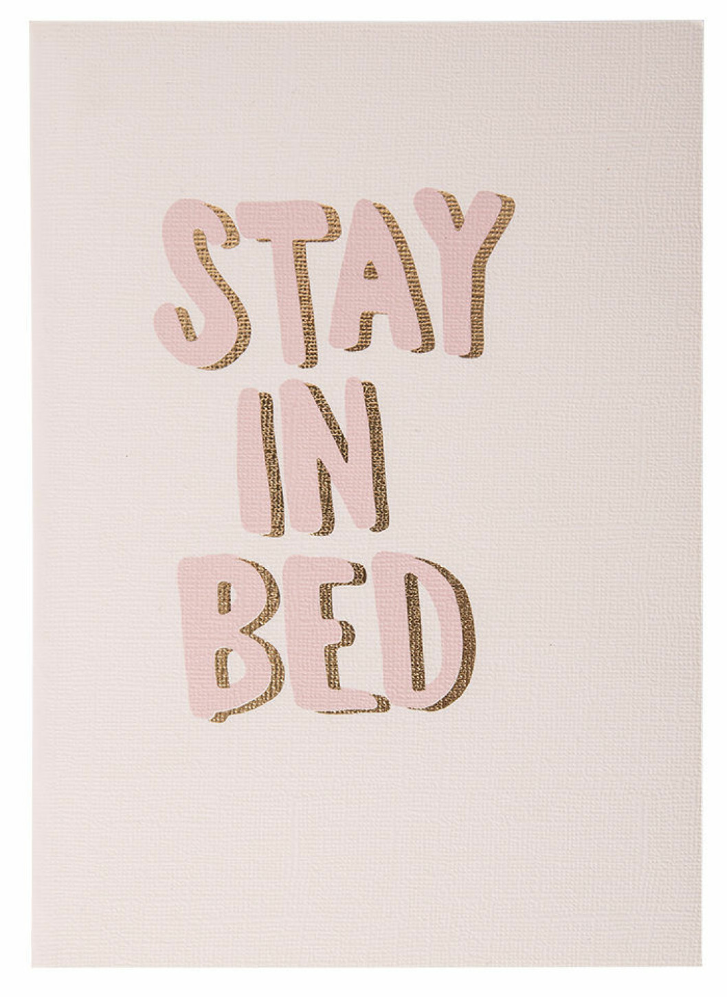 Stay in bed-anteckningsbok från Therese Lindgren + Lagerhaus