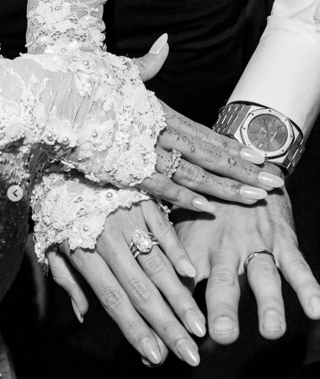 Hailey Bieber och Justin Biebers vigselringar