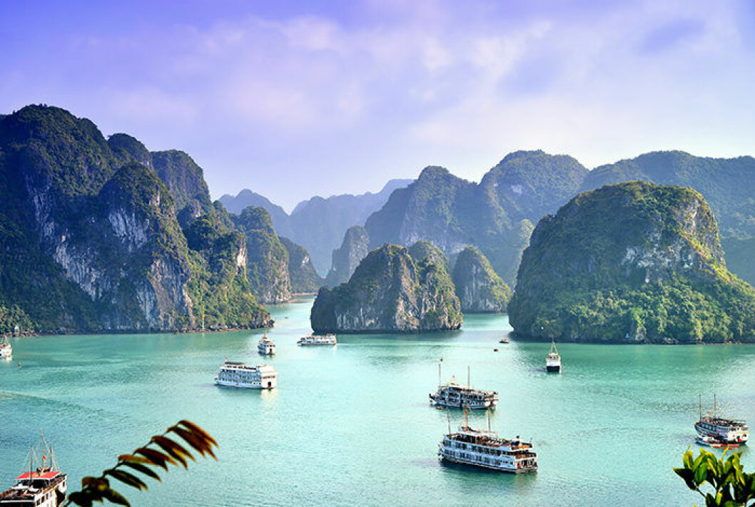 Foto: Shutterstock Halong-bukten i Vietnam
