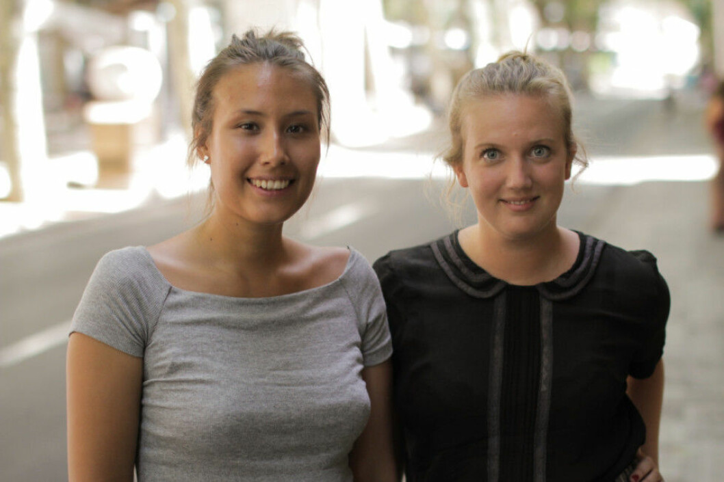 Hanna och Sandra har grundat Tjejer Kodar. Foto: Philip Engström Hanna Sandra tjejer kodar