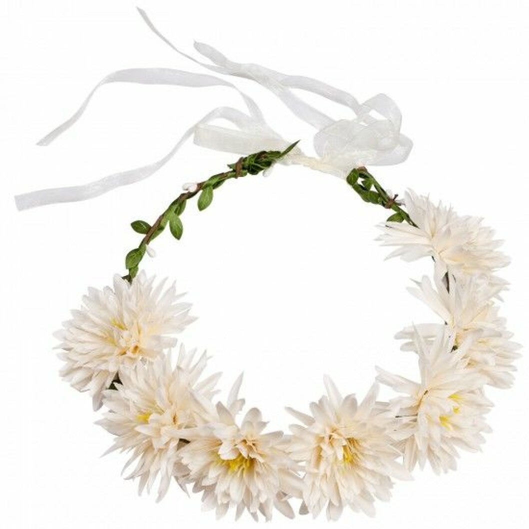 hårkrans blommor