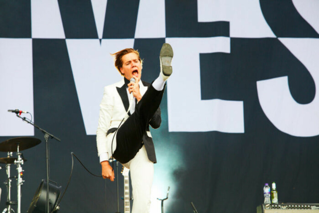Höga kickar från The Hives. Howlin' Pelle från The Hives