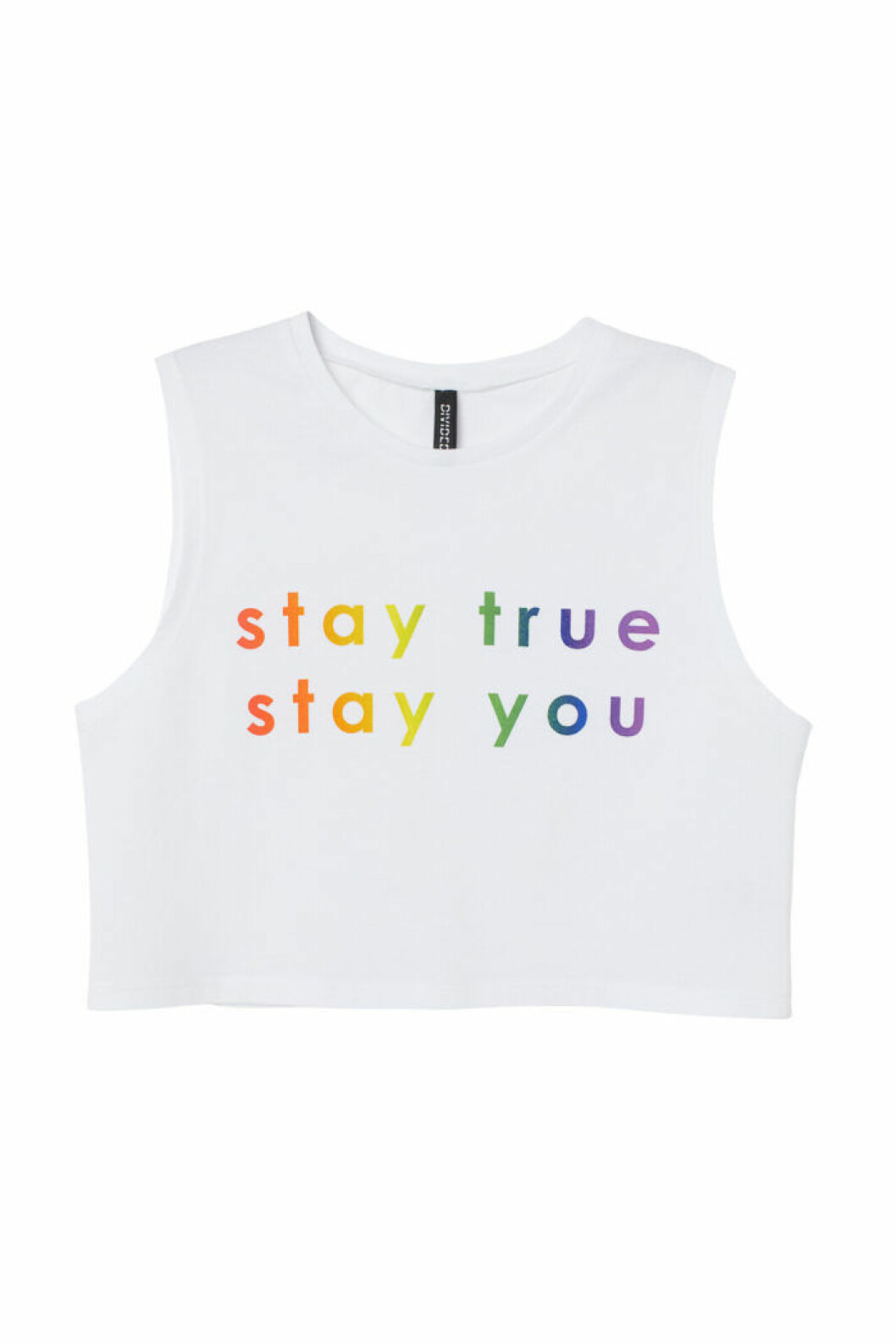 H&M:s pridekollektion 2019 – vitt linne