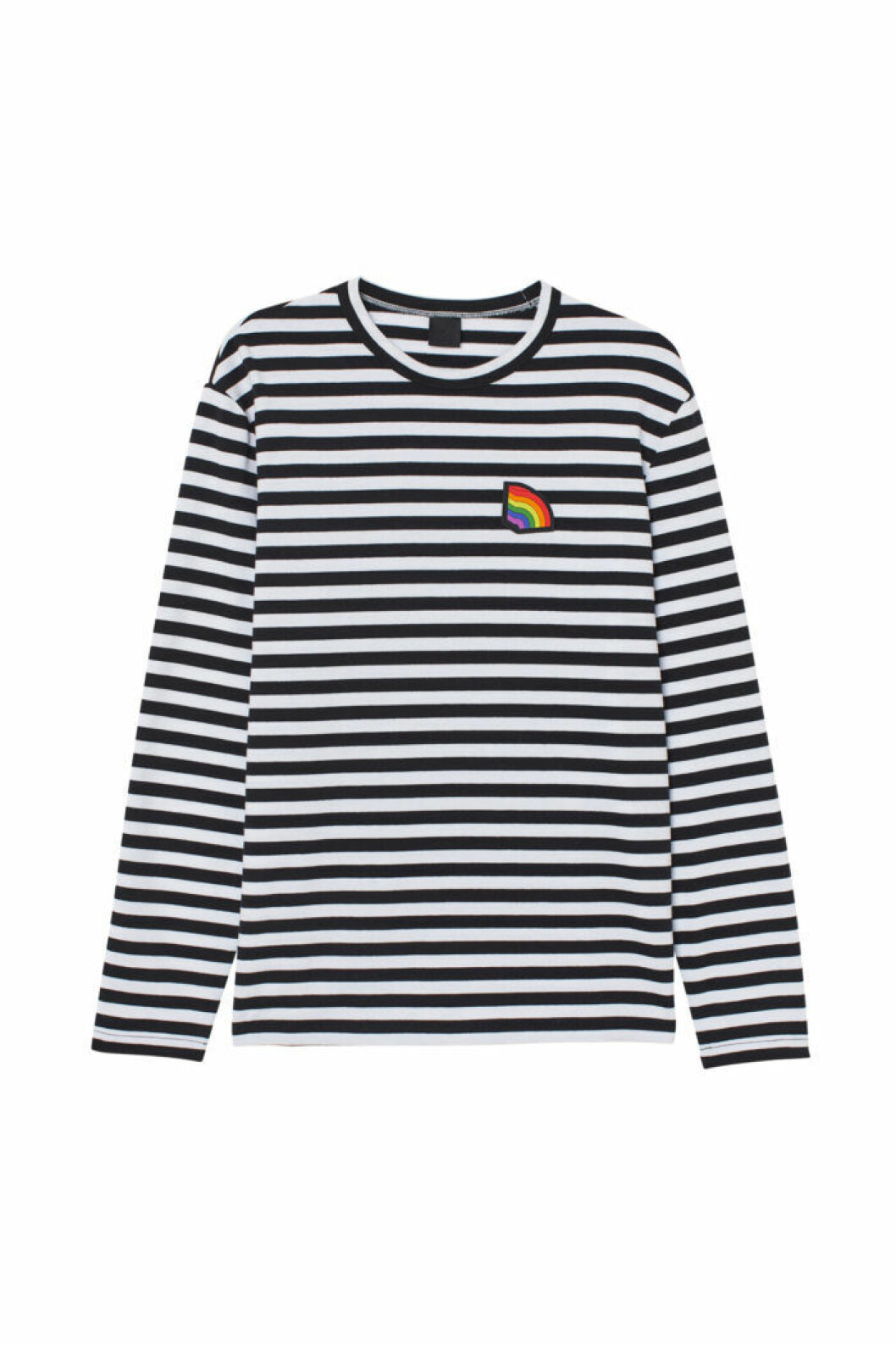 H&M släpper Pridekollektion för 2019 – randig sweatshirt
