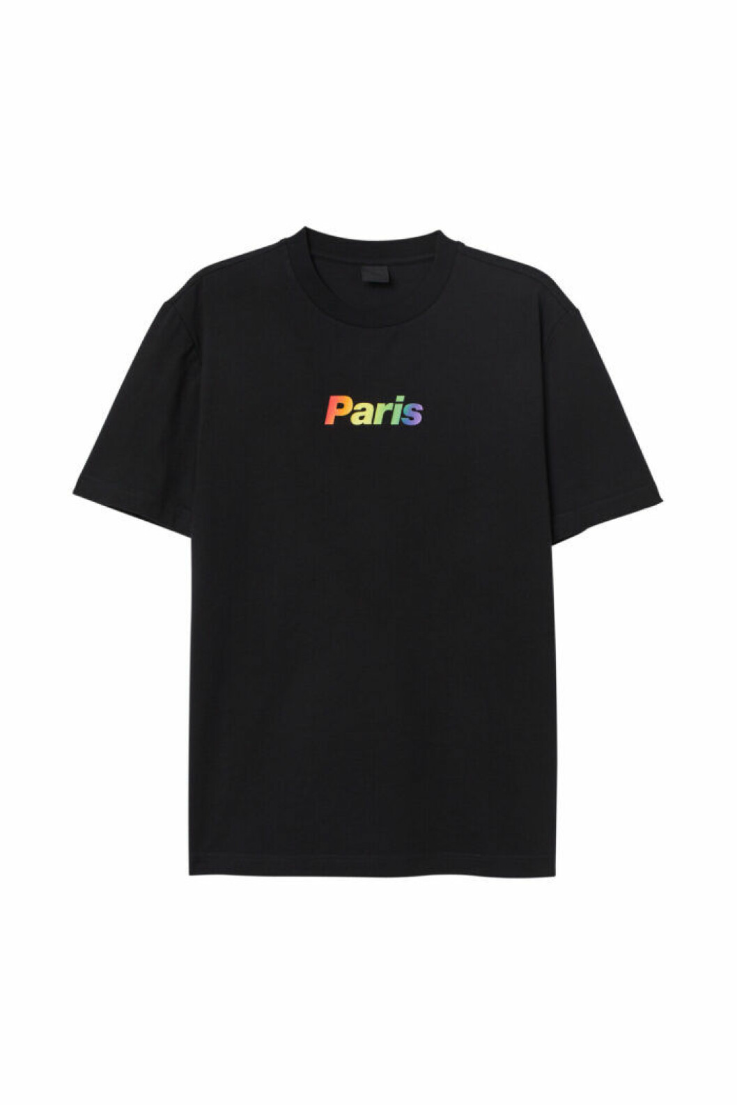 H&M släpper Pridekollektion för 2019 – svart t-shirt med texten Paris