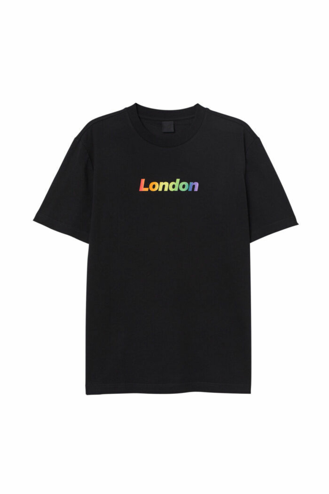 H&M släpper Pridekollektion för 2019 – svart t-shirt med texten London