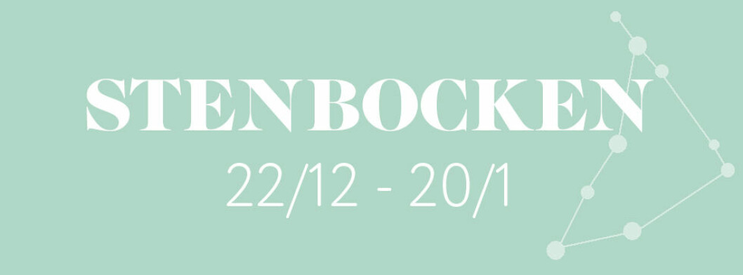 Horoskop vecka 24 2021 för stenbocken