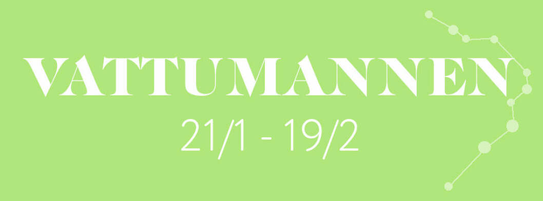 Horoskop vecka 24 2021 för vattumannen