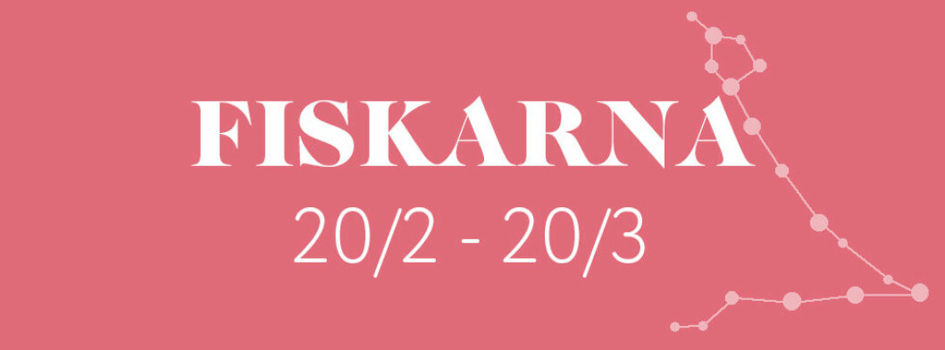 Horoskop vecka 46 2021 för fiskarna