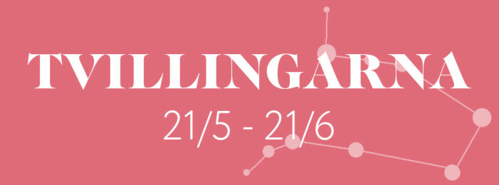 Horoskop vecka 47 2021 för tvillingarna