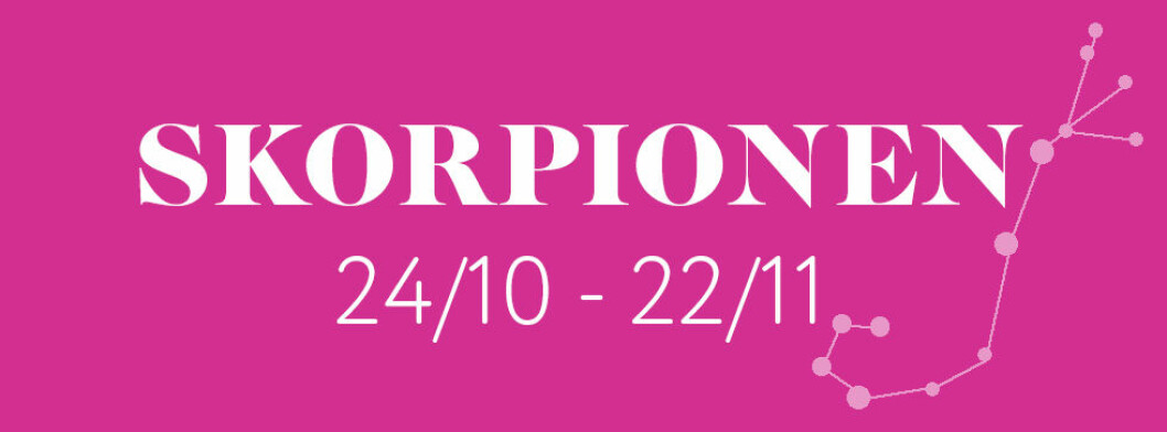 Horoskop vecka 24 2021 för skorpionen