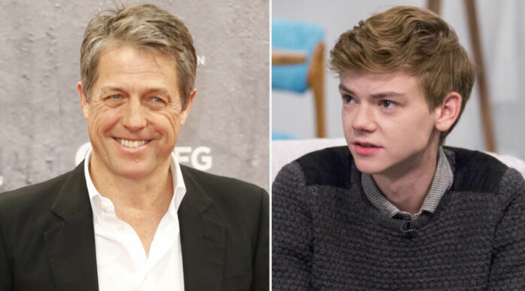 Skådespelarna Hugh Grant och Thomas Brodie-Sangster är kusiner. Hugh Grant thomas Brodie-Sangster
