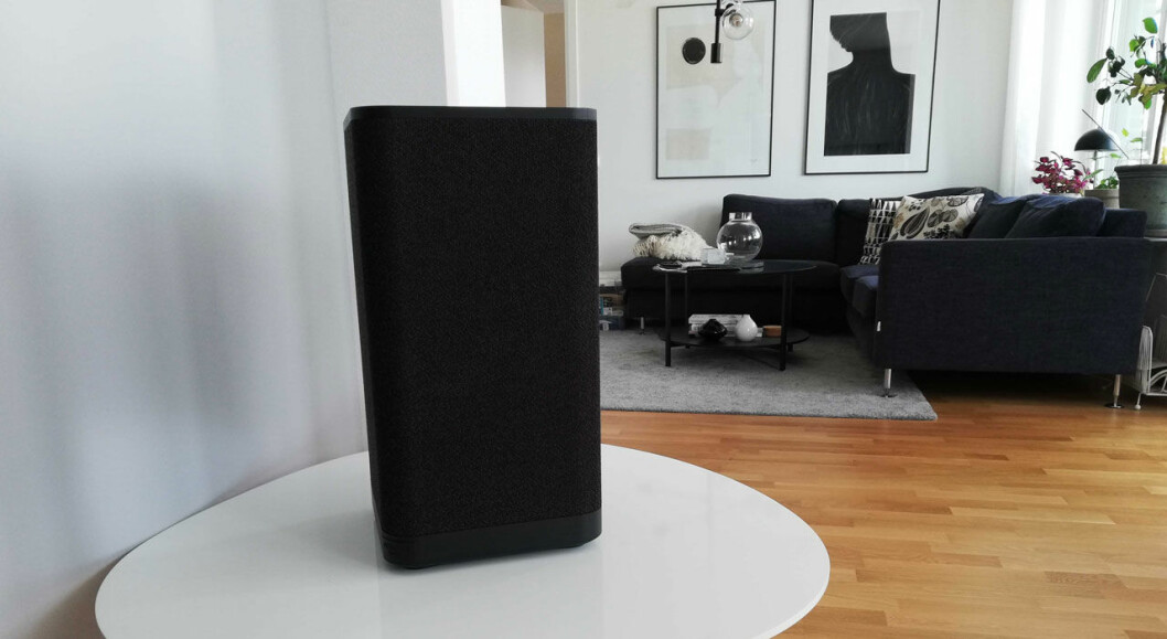 Högtalaren har en snygg och diskret design. Test Ulitmate Ears Hyperboom