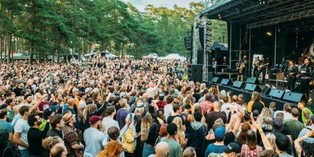 Reggaefestivalen Öland Roots. Foto: Ölandsbladet Stor publik på Öland Roots