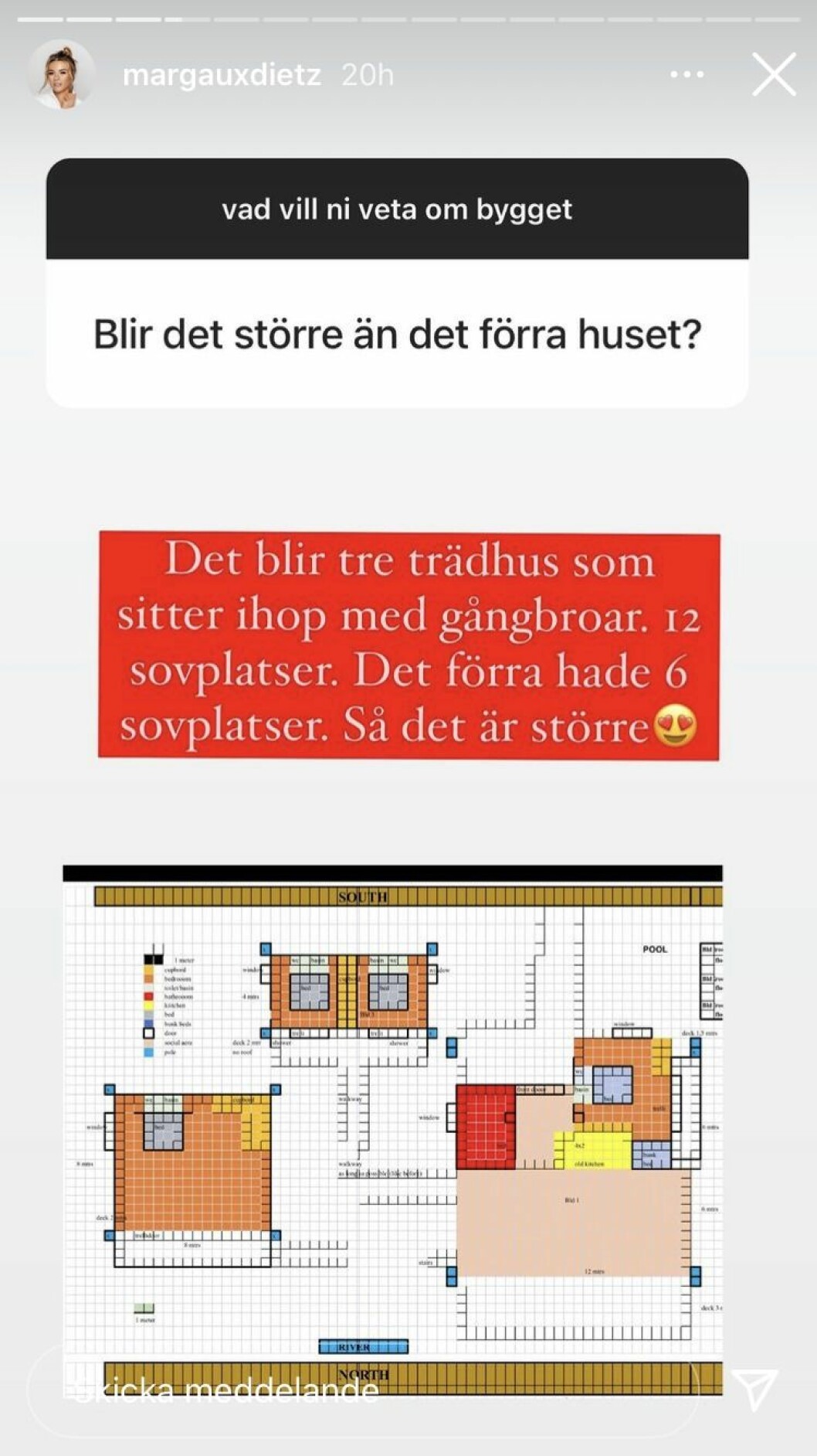 Margaux Dietz delar med sig av planerna på de nya husen. Margaux Dietz delar med sig av planerna på de nya husen.
