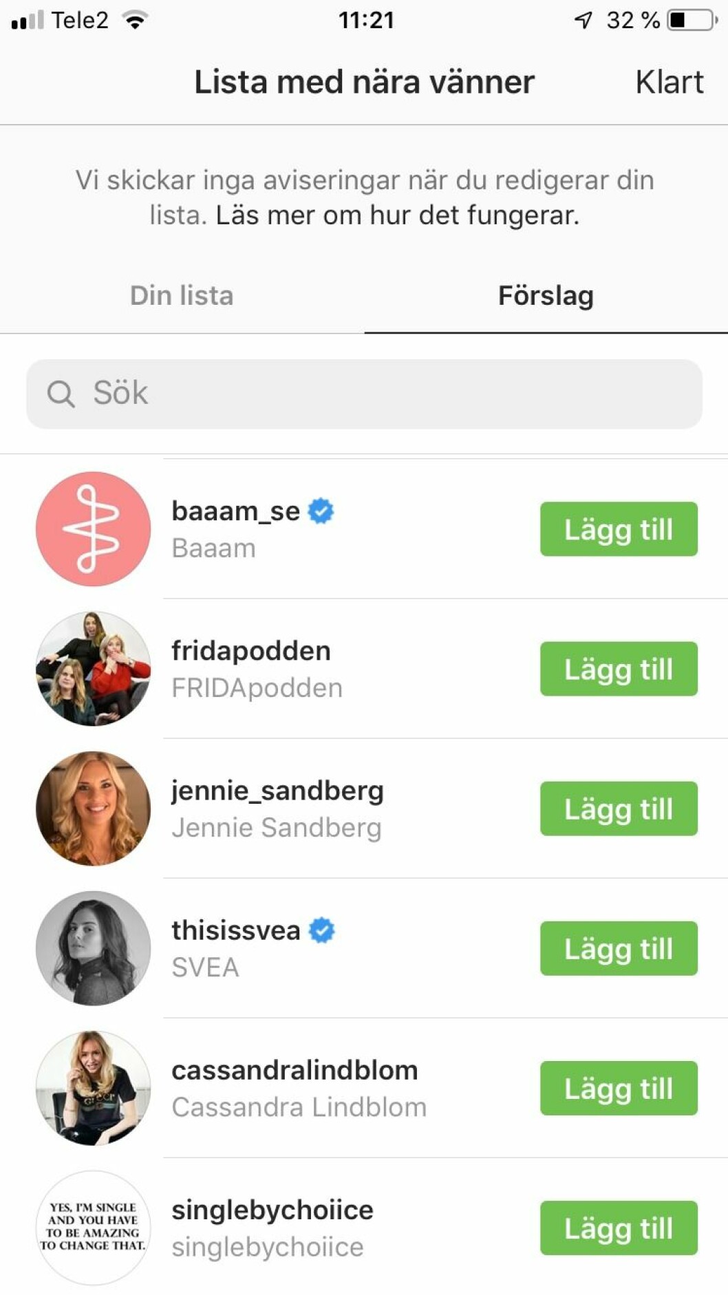 Gröna ringar instagram