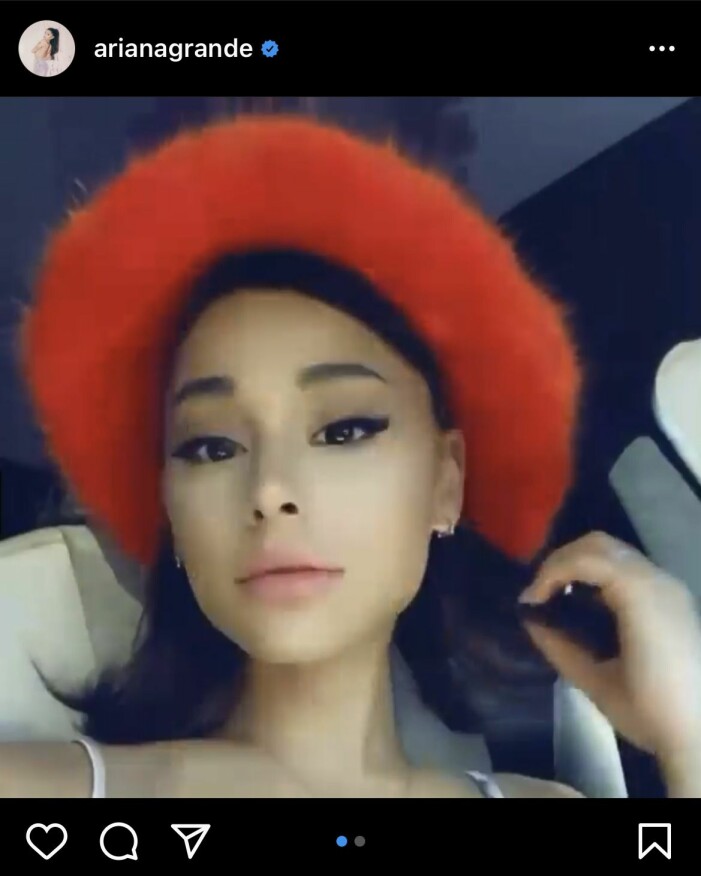 Ariana Grandes nya korta frisyr. Ariana Grandes nya korta frisyr.