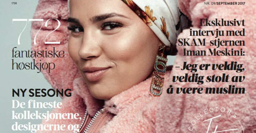 Skam-Sana blir första kvinnan med hijab på norskt modemagasin