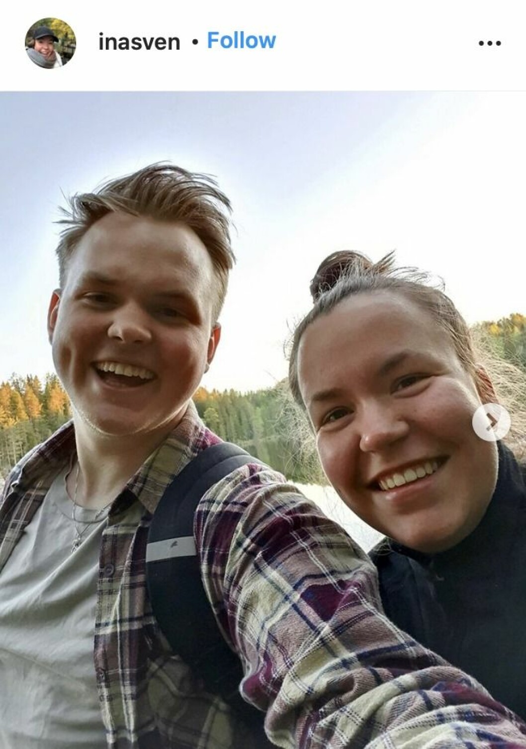 Ina Svenningdal från skam med sin pojkvän
