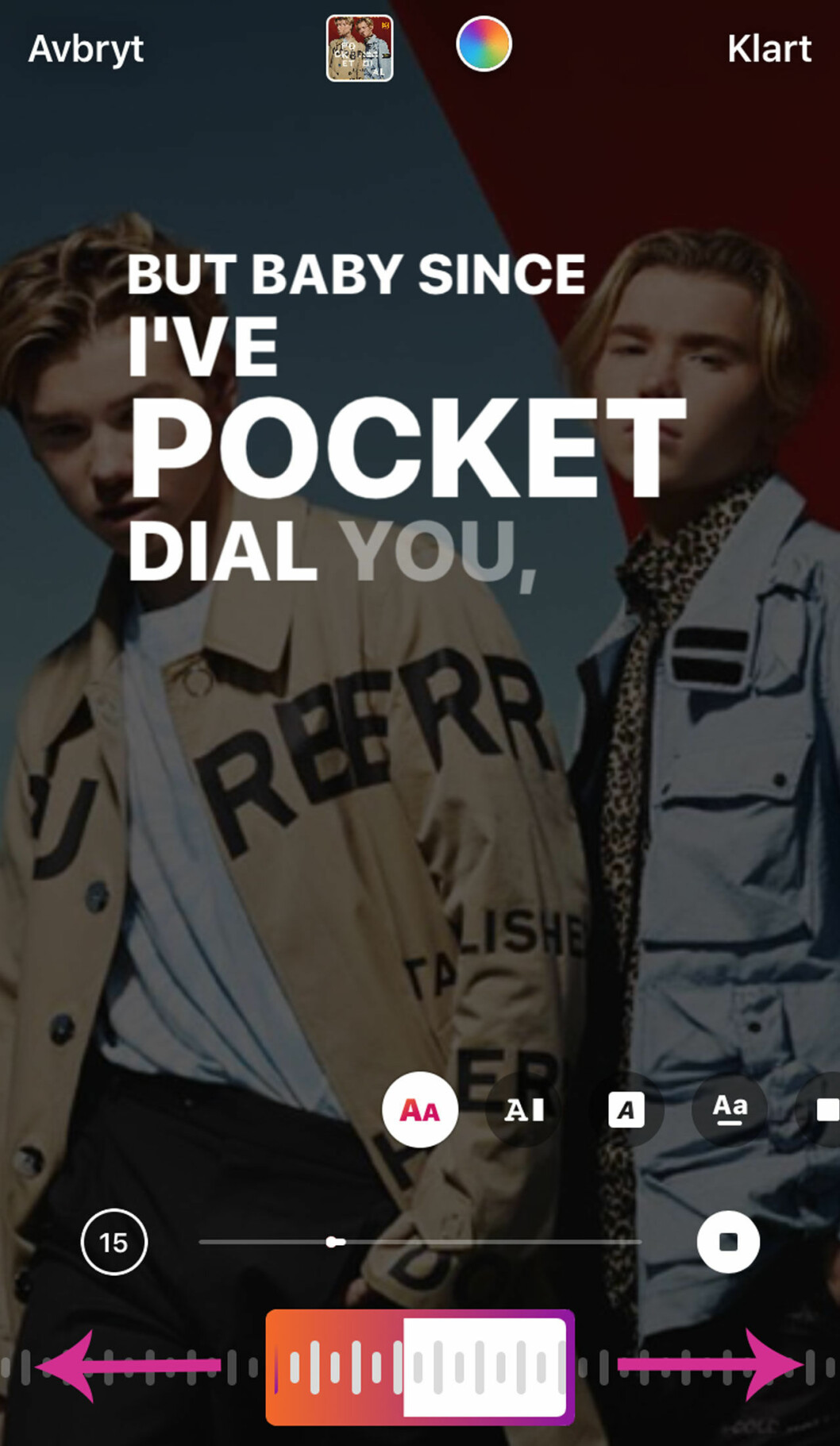 Så lägger du in en låttext på Instagram