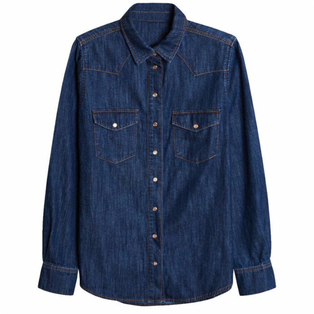 jeansskjorta från gina tricot