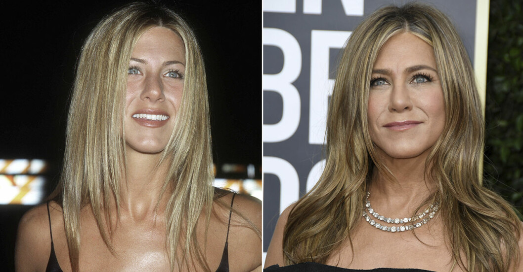 Älskade <em>Vänner</em>-skådespelerskan Jennifer Aniston, 31 vs 51 år. jennifer aniston