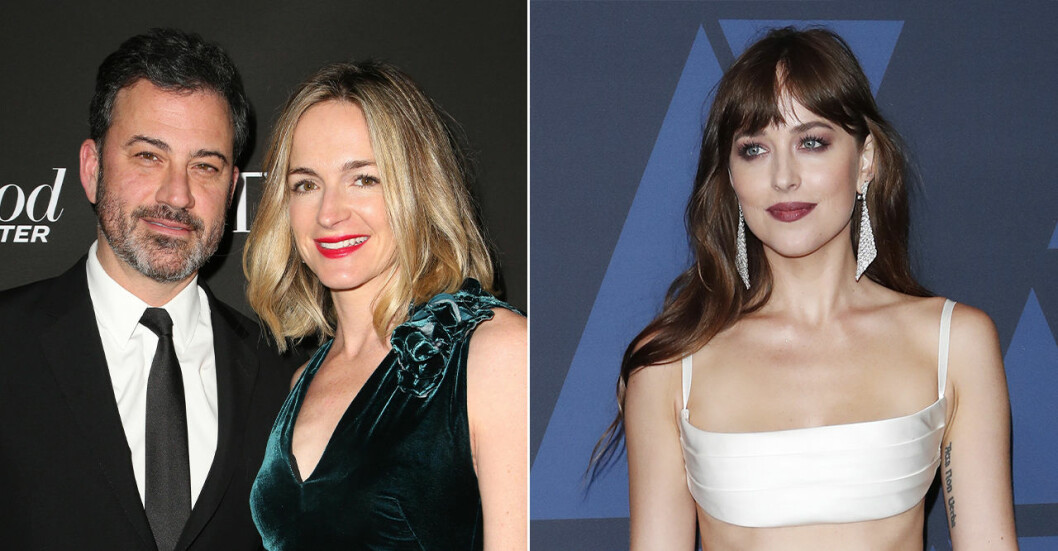 JIMMY KIMMEL BOR GRANNE MED DAKOTA JOHNSON