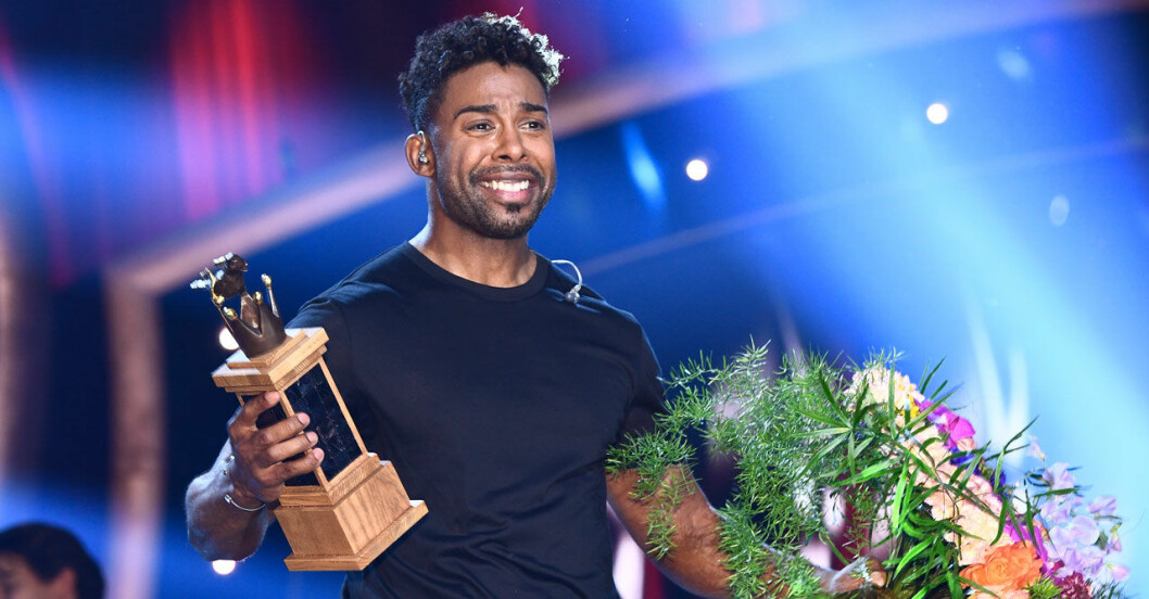 John Lundvik vann Melodifestivalen 2019 med låten <em>Too Late for Love</em>. John Lundvik vinnare i Melodifestivalen 2019