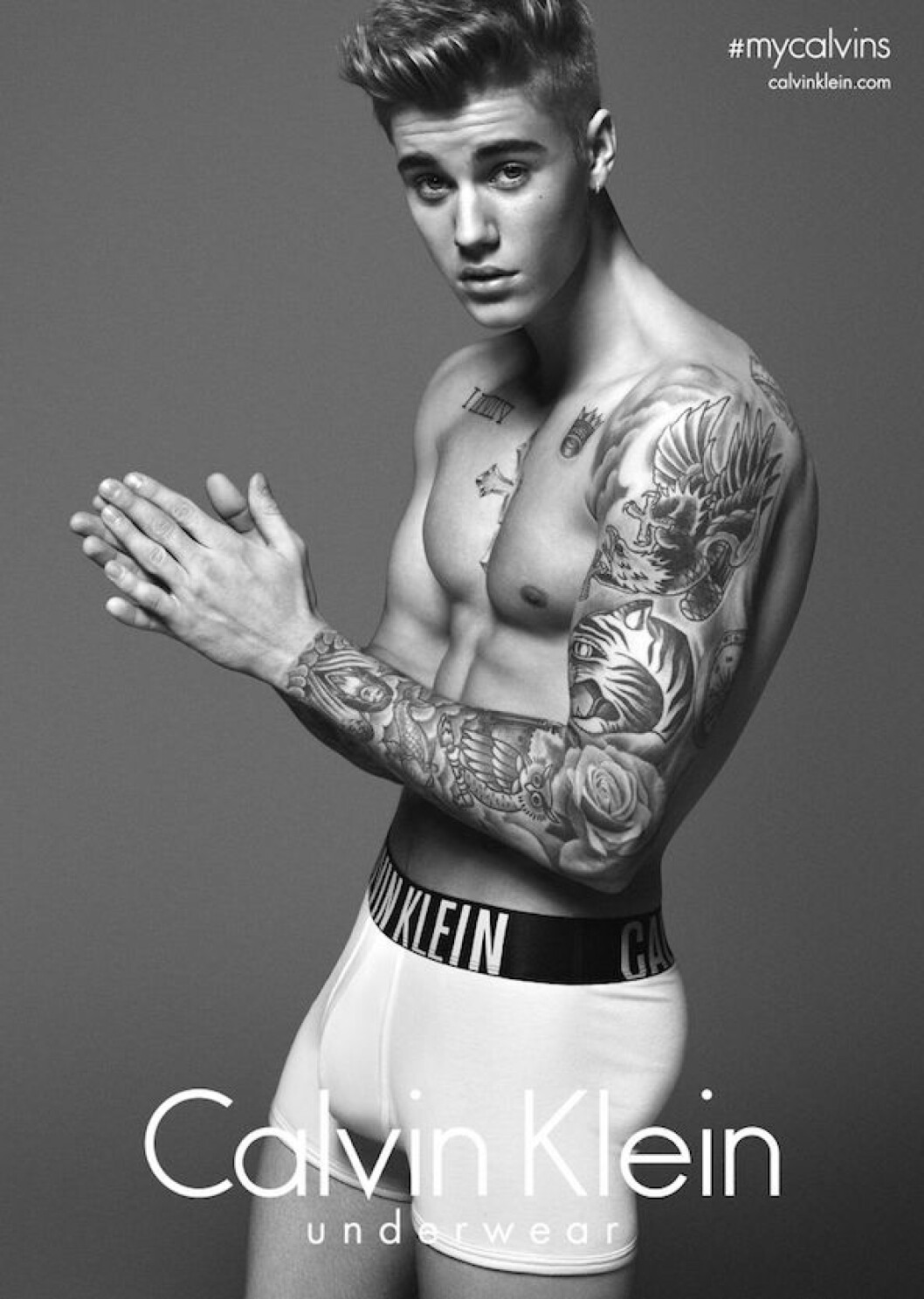 justin bieber calvin klein