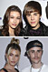 Justin Bieber och Hailey Bieber som unga