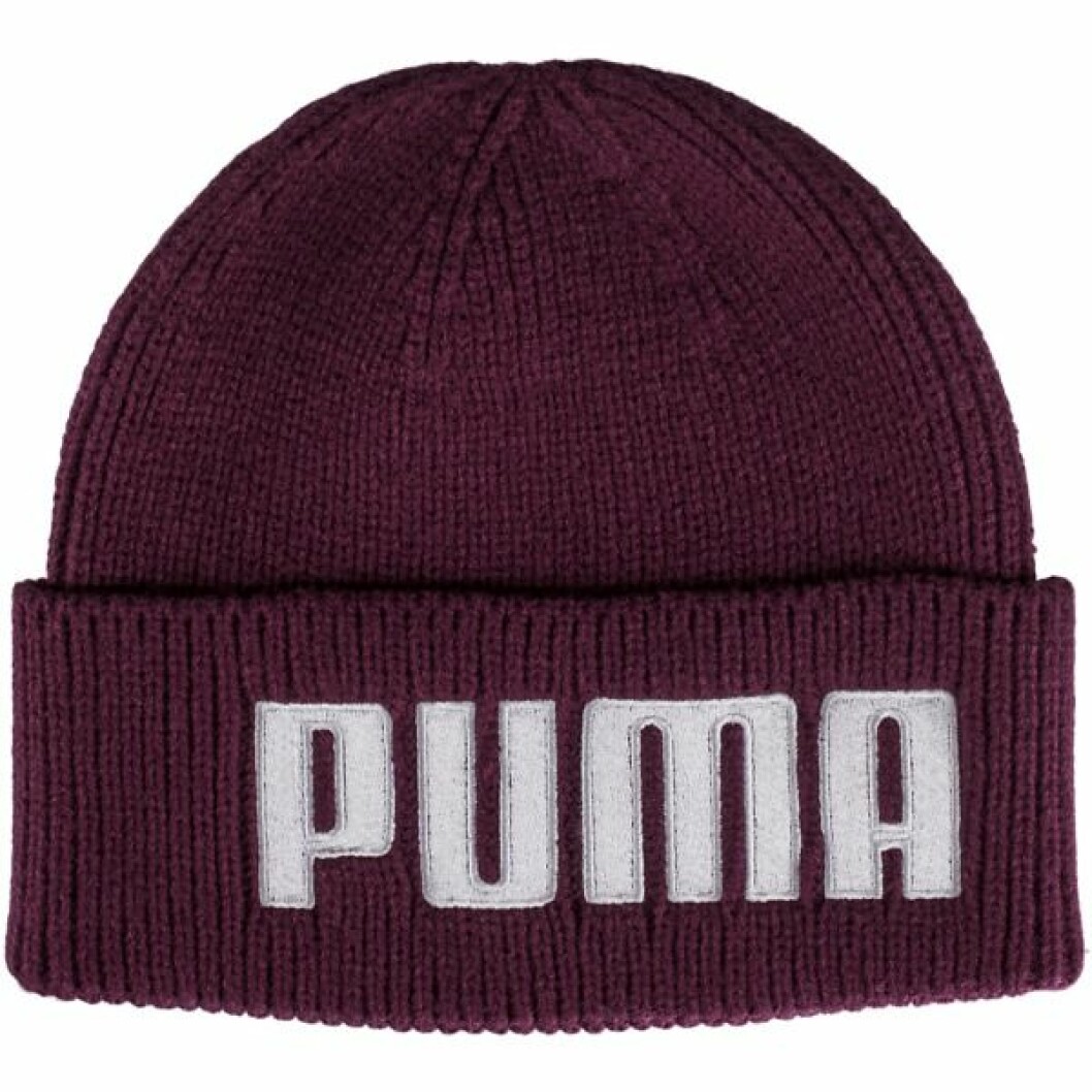 Vinröd mössa från puma x Kenza