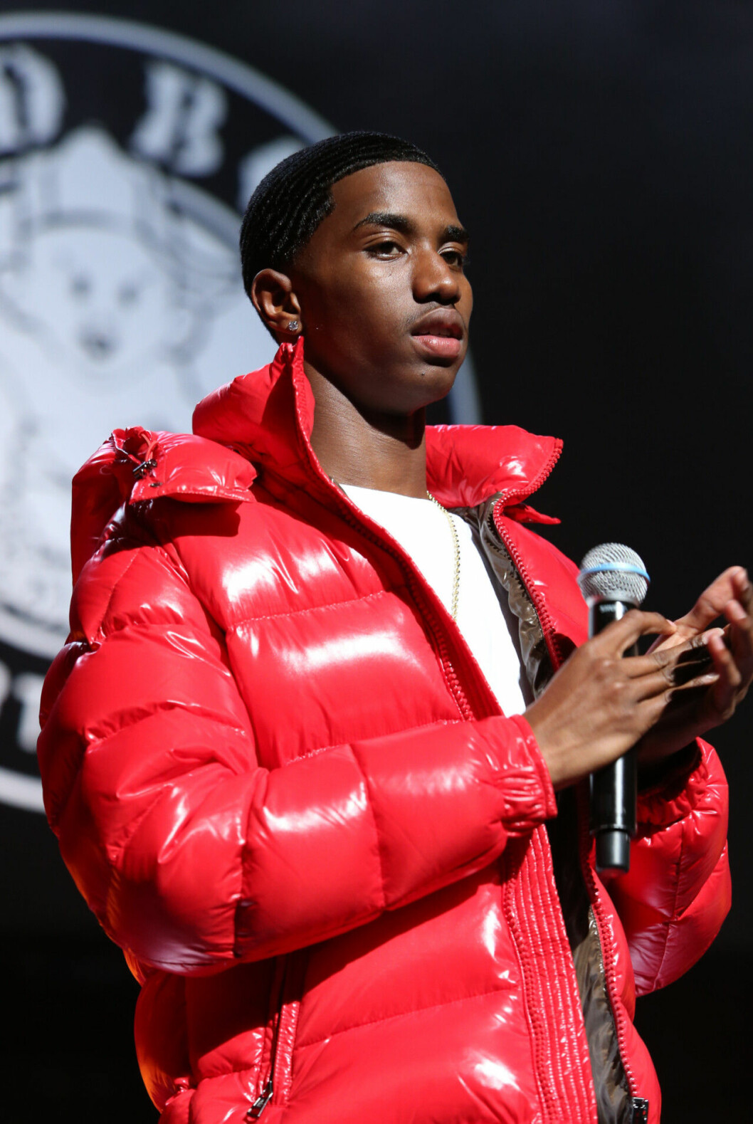 King Combs är i dag 22 år gammal. King Combs i röd jacka