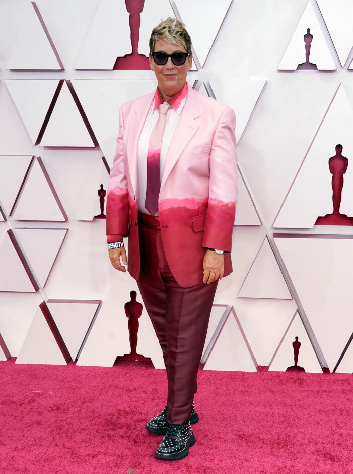 Kori Rae på röda mattan på Oscarsgalan 2021