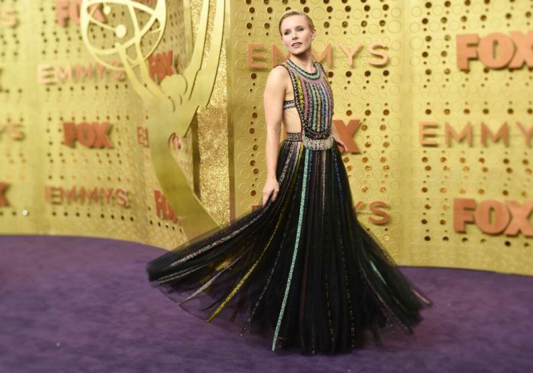 Kristen Bell. Kristen Bell på röda mattan på Emmy Awards 2019