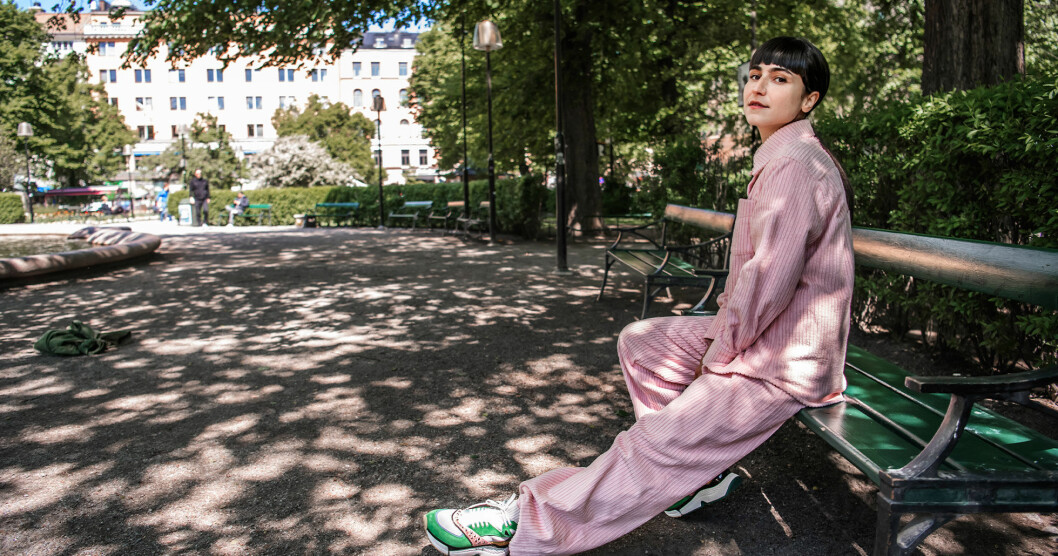 Foto: Anna-Karin Nilsson/EXP/TT Laleh uppträder på Allsång på Skansen 2 juli 2019.