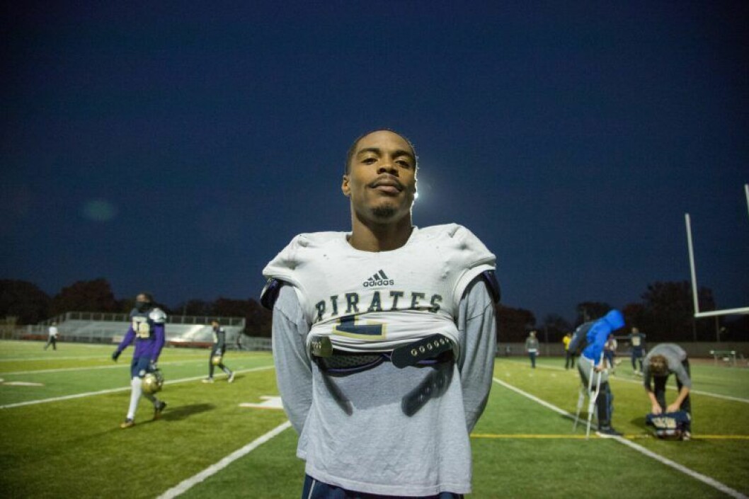 The Last Chance U: Indy har premiär på Netflix den 19 juli. En bild på en av de medverkande i dokumentären The Last Chance U: Indy som visas på Netflix.
