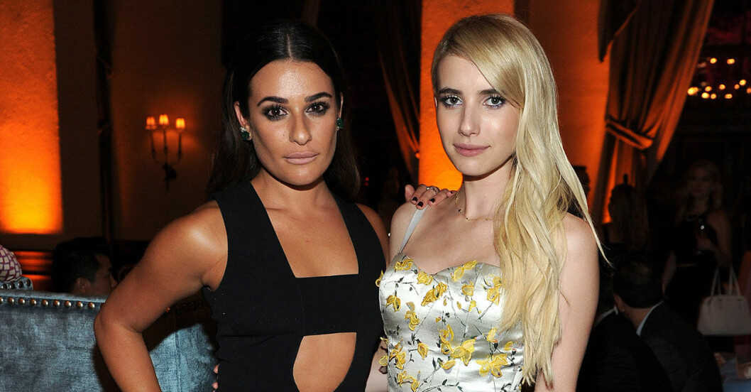 Efter att ha gjort Scream Queens tillsammans blev Lea Michelle och Emma Roberts bästisar.