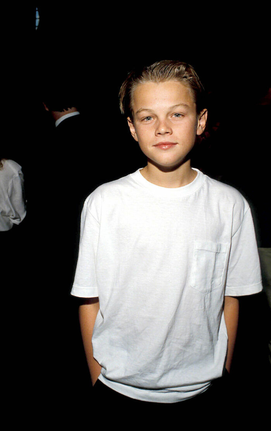 En bild på Leonardo DiCaprio 1990. 