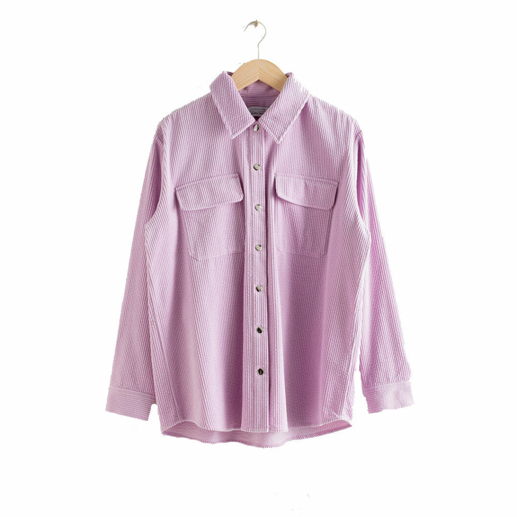 Lila overshirt från & Other Stories