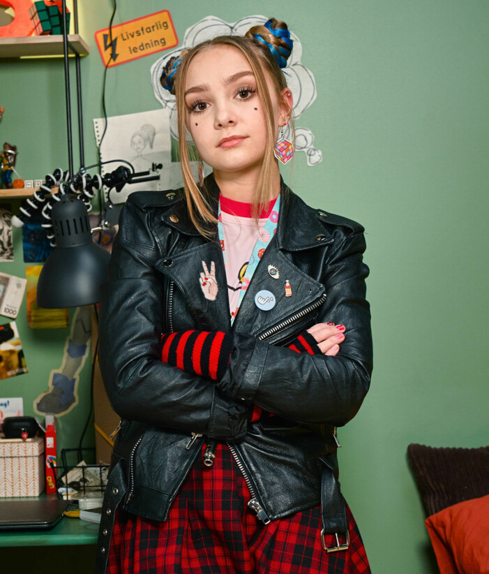 Lily Wahlsteen spelar Thora i tv-serien Bert Lily Wahlsteen spelar Thora i tv-serien Bert