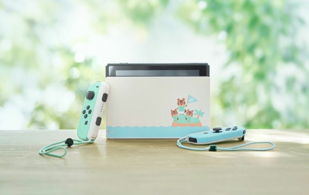 Nya limited edition-versionen av Nintendo Switch. Limited Nintendo Switch Animal Crossing: New Horizons Edition