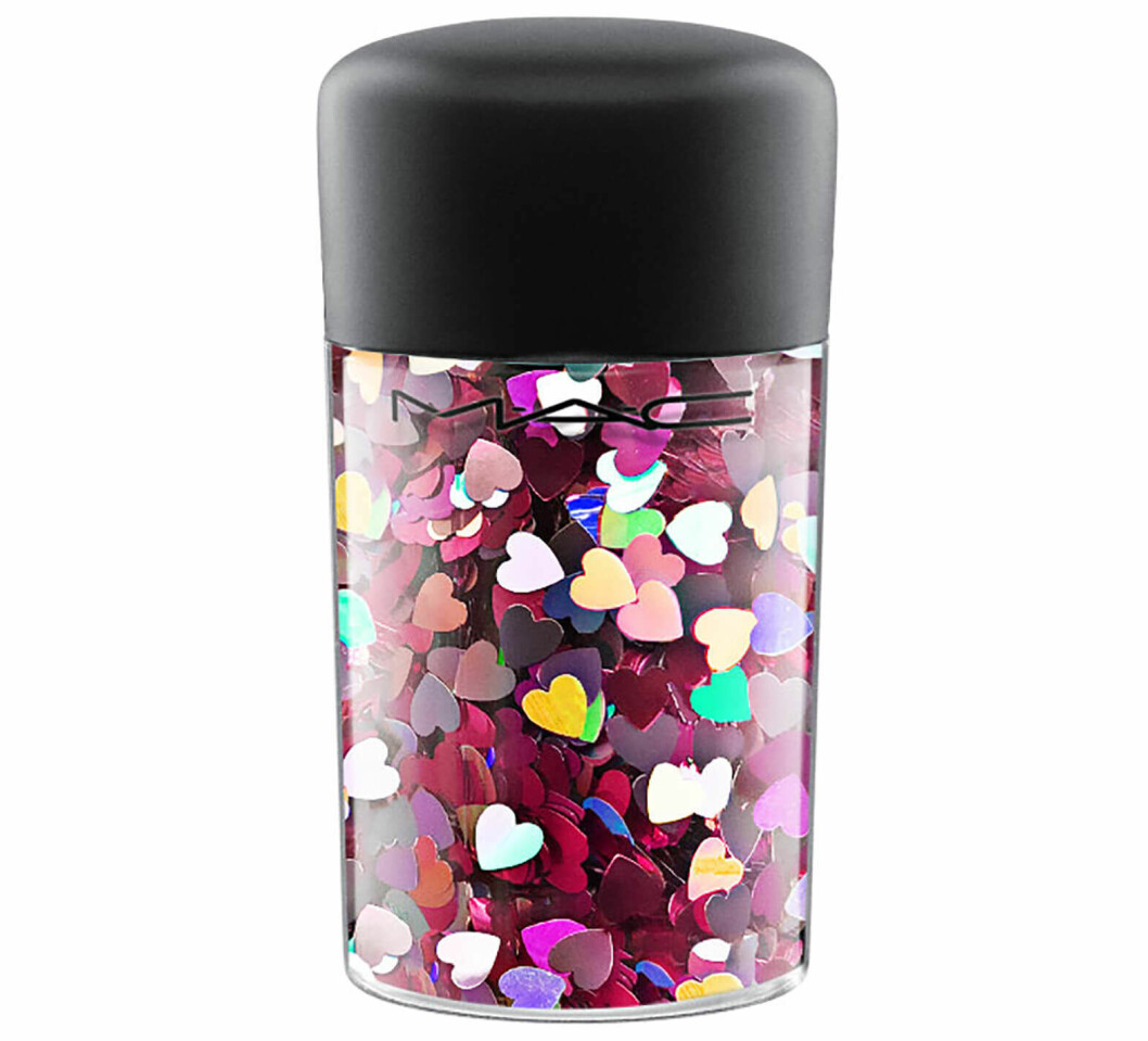 En bild på produkten Glitter Pink Hearts från Mac Cosmetics.