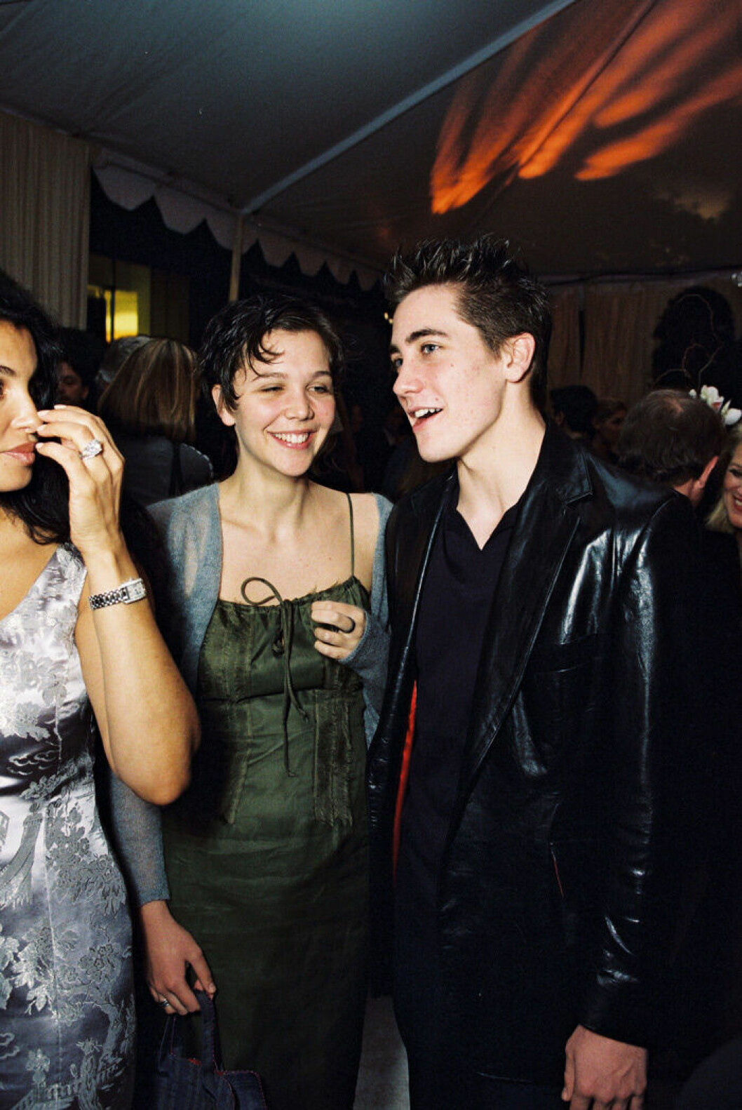 Maggie och Jake Gyllenhaal, 1999. En bild på Maggie och Jake Gyllenhaal, 1999.