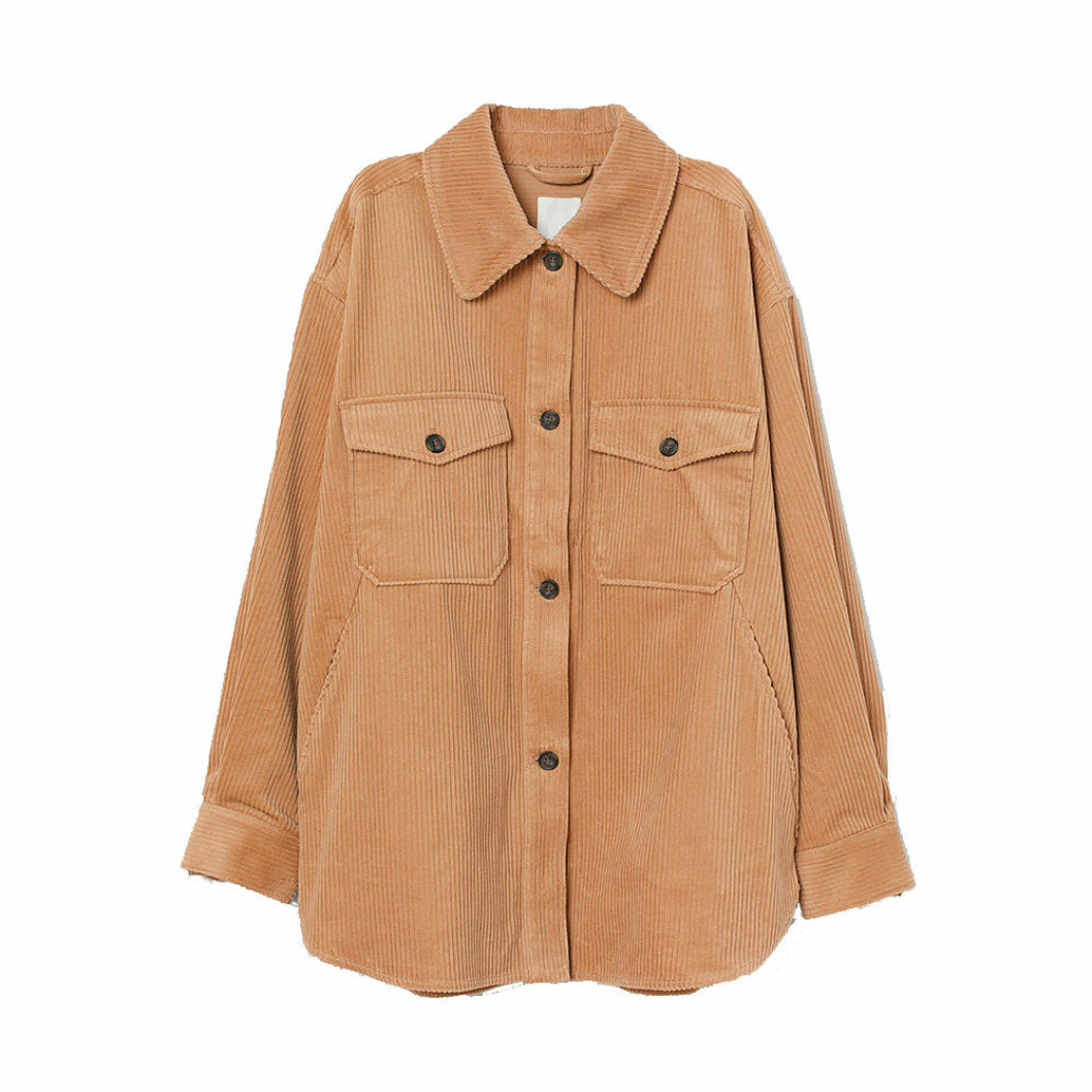 Brun manchesterjacka från H&M