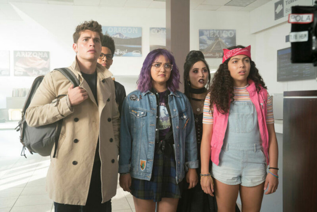 <em>Marvel’s Runaways </em>handlar om sex tonåringar som knappt tål varandra. Foto: Greg Lewis/TT Marvel's Runaways har premiär på Viaplay i april 2019